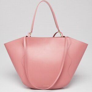 Mansur Gavriel Pink Smooth Leather Ocean Large Tote Bag